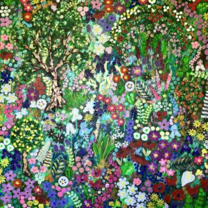 The Flowers of Monet's Garden, Original Painting