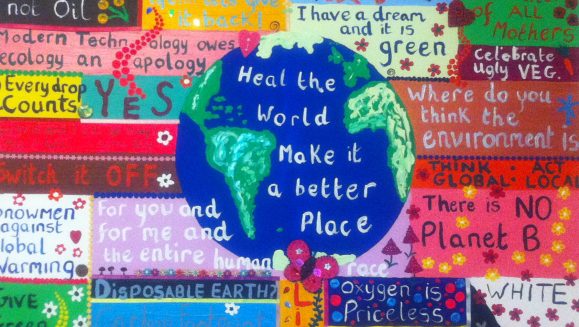 Heal the world Painting by Charron Pugsley-Hill