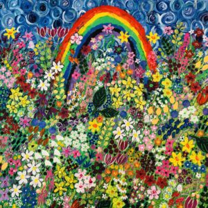A Rainbow Gives Hope in the Storm | Original Painting